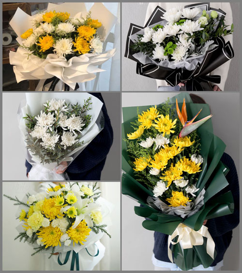 贵州毕节市威宁县哲觉镇瓦竹村白事花束代送